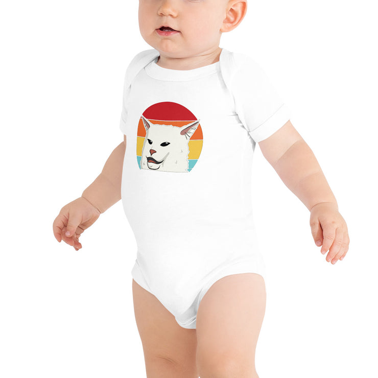 Sunset Cat Baby short sleeve one piece