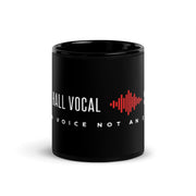 Ronnie Hall Vocal Studios Black Glossy Mug