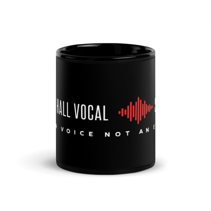 Ronnie Hall Vocal Studios Black Glossy Mug