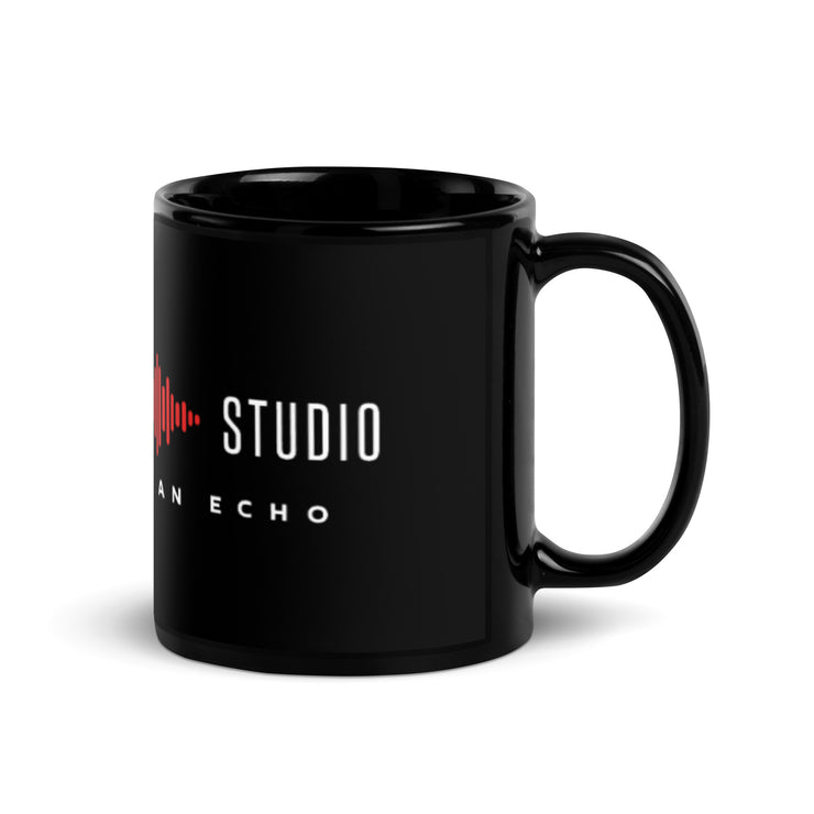 Ronnie Hall Vocal Studios Black Glossy Mug
