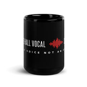 Ronnie Hall Vocal Studios Black Glossy Mug