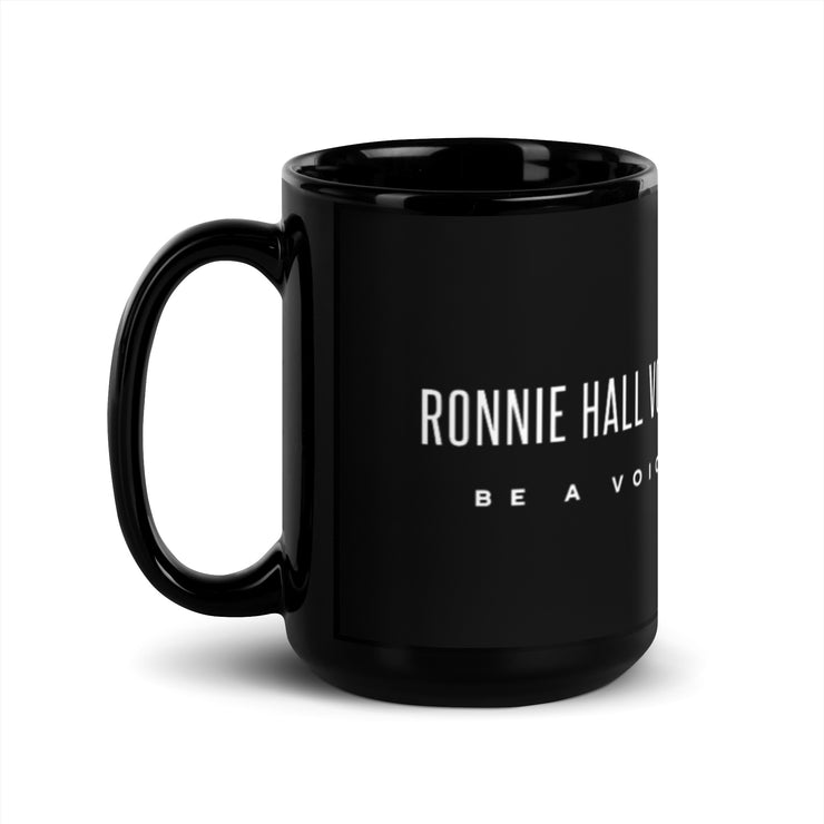 Ronnie Hall Vocal Studios Black Glossy Mug