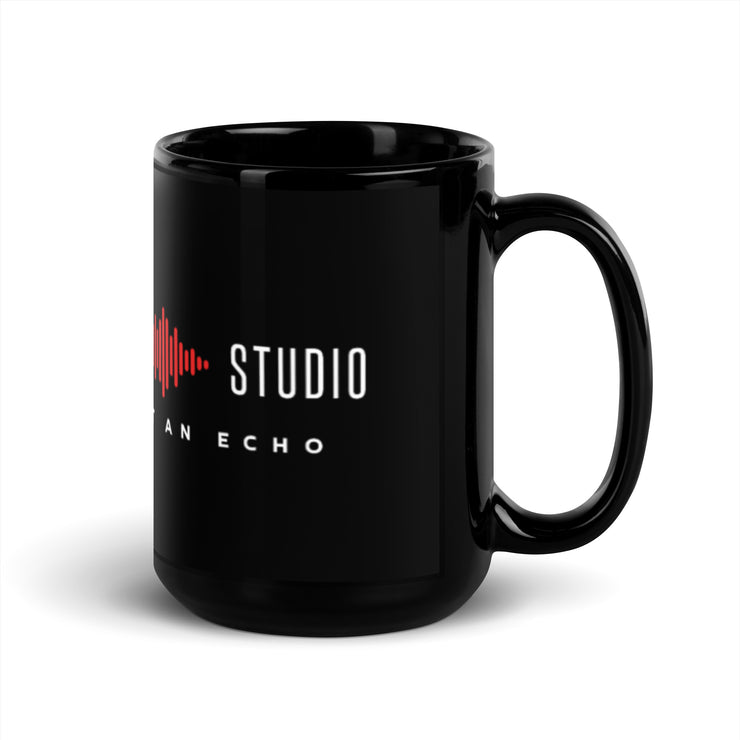 Ronnie Hall Vocal Studios Black Glossy Mug