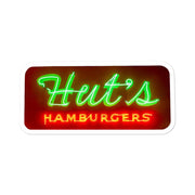 Hut's Hamburgers stickers