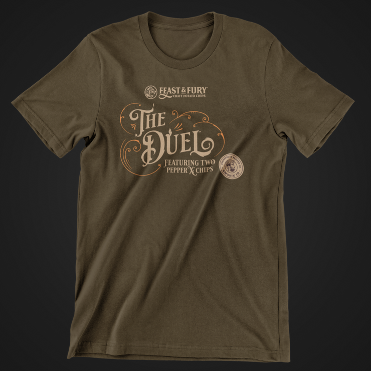 THE DUEL Unisex T-Shirt -Brown
