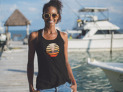 Sunset Keith Women's Flowy Racerback Tank