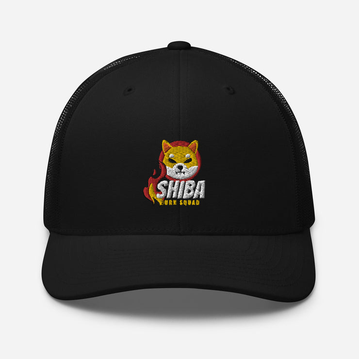 Shiba Burn Squad Trucker Cap