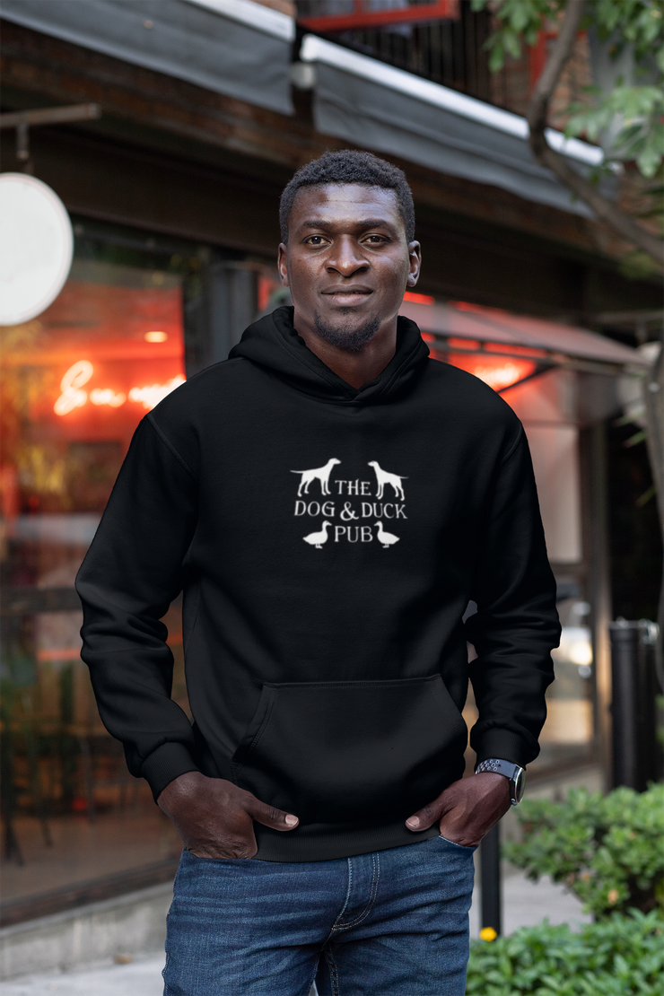 Dog and Duck Pub Unisex Hoodie