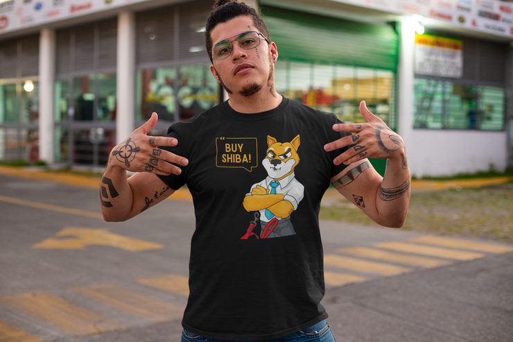 Shiba Burn Squad "Buy Shiba!" Unisex T-Shirt