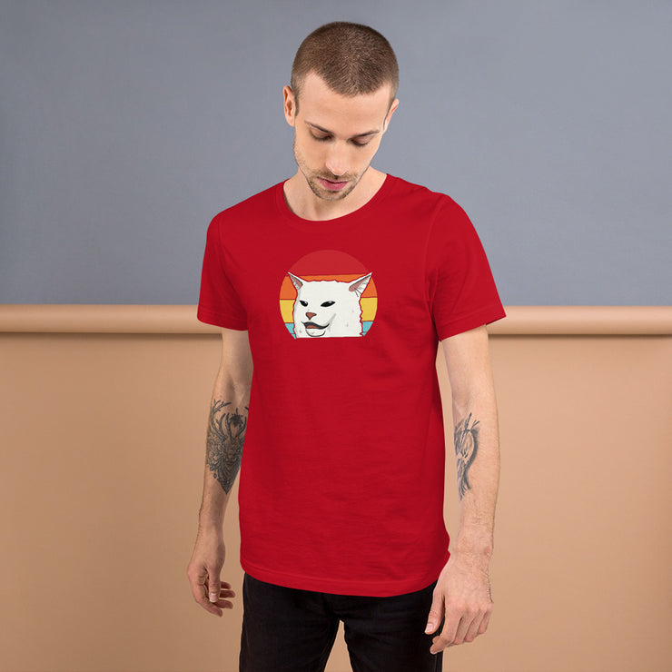 Sunset Cat "Colors" Short-Sleeve Unisex T-Shirt