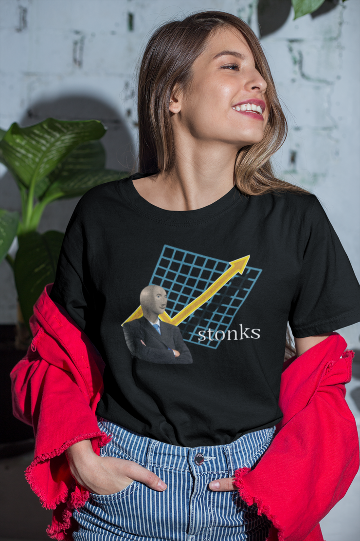 Stonks Go Up Unisex T-Shirt