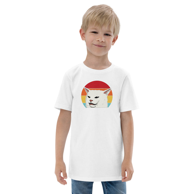 Sunset Cat Youth jersey t-shirt